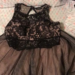 Two piece homecoming dress